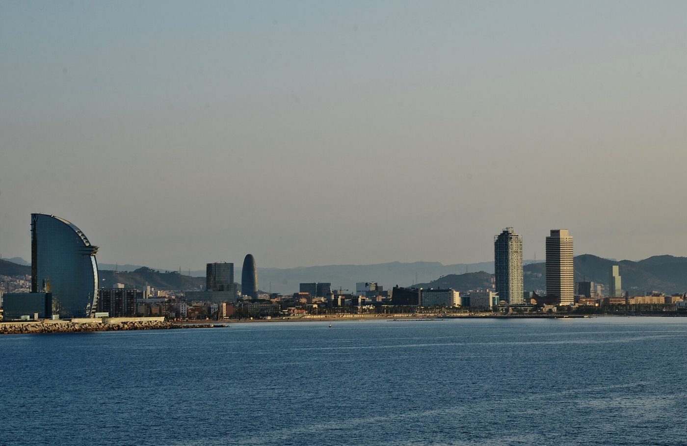 バルセロネータの海岸
